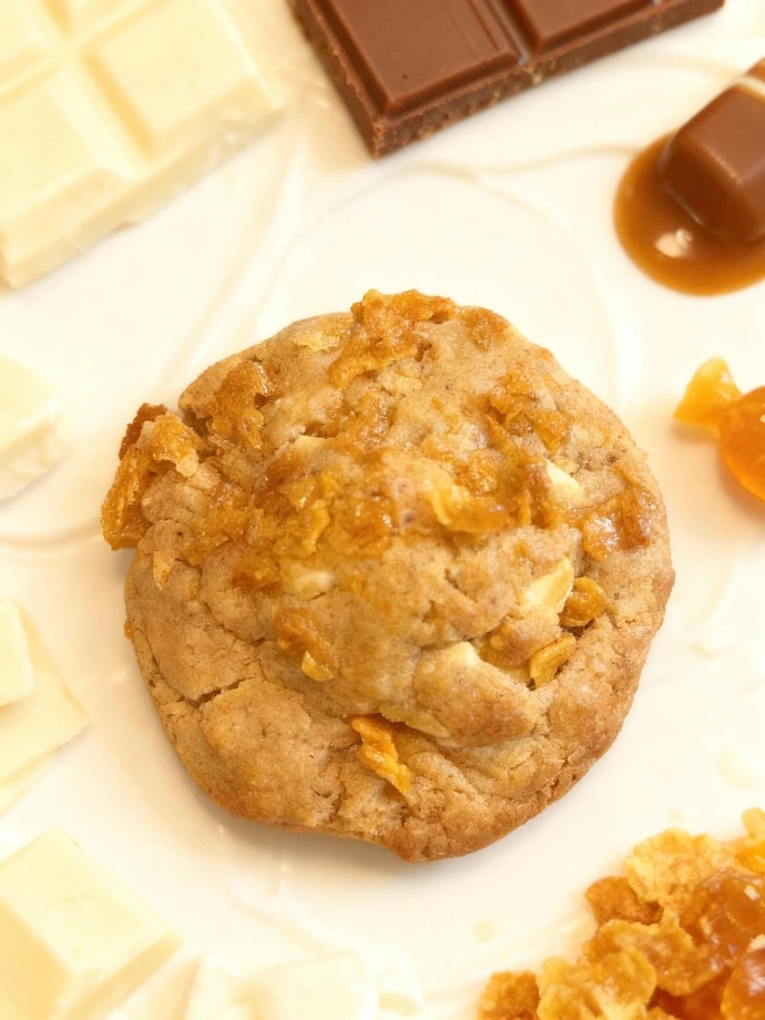 Cornflakes Caramel Cookie